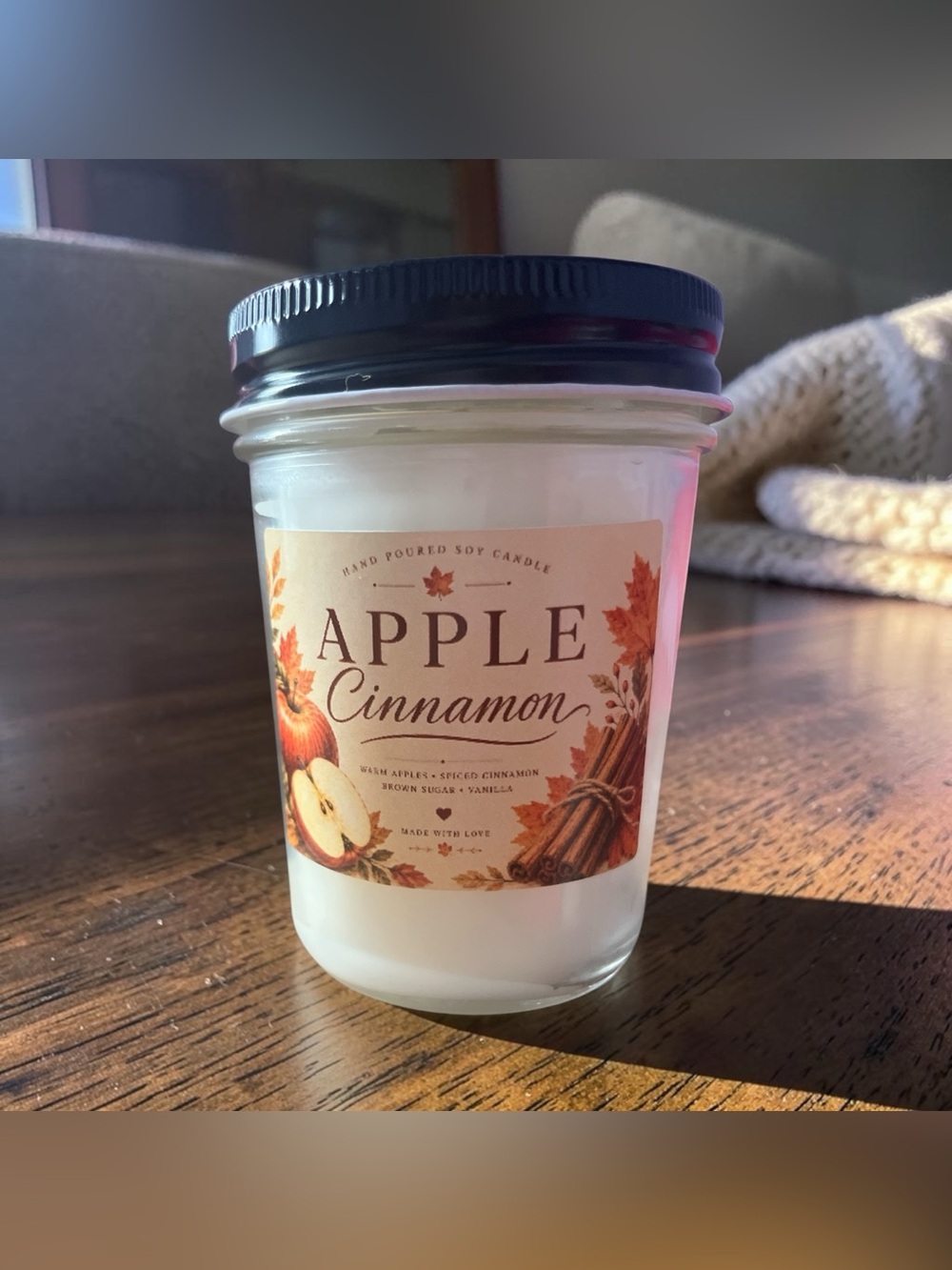 🍎🕯️ Apple Cinnamon Candle 🕯️🍎